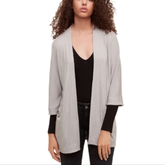 Aritzia Gray Women's Cardigan - Picture 1 of 16